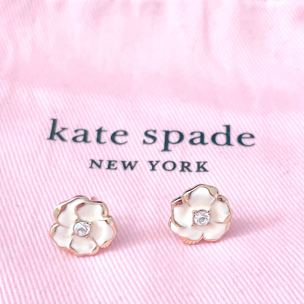 Floral kate spade Earrings ♠️